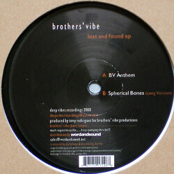 Brothers' Vibe Lost And Found EP VINYL 12" USED
