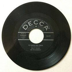 Billy Ward And His Dominoes I Don't Stand A Ghost Of A Chance With You USED VINYL 7INCH 45 RPM SINGLE