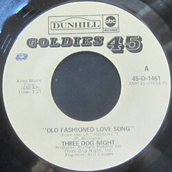 Three Dog Night Old Fashioned Love Song / Jam USED VINYL 7INCH SINGLE