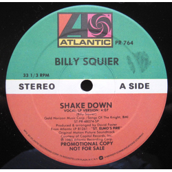 Billy Squier Shake Down Vinyl 12" USED