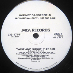 Rodney Dangerfield Twist And Shout Vinyl 12" USED