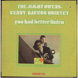 The Jimmy Owens - Kenny Barron Quintet You Had Better Listen Vinyl LP USED