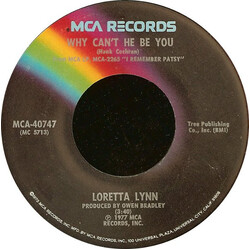 Loretta Lynn Why Can't He Be You / I Keep On Putting On USED VINYL 7INCH 45 RPM