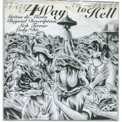 Various 4 Way To Hell USED VINYL 7INCH COMPILATION