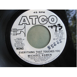 Michael Kamen Everything That Touches You USED VINYL 7INCH 45 RPM SINGLE PROMO STEREO MONO