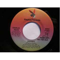 Charlie Kulis Runaway USED VINYL 7INCH 45 RPM PROMO STEREO MONO