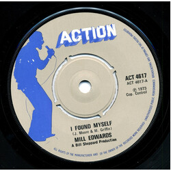 Millard Edwards I Found Myself / Don't Forget About Me USED VINYL 7INCH 45 RPM