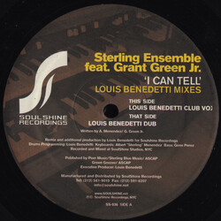 Sterling Ensemble / Grant Green Jr. I Can Tell (Louis Benedetti Mixes) USED VINYL 12INCH 45 RPM