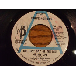 Steve Norman (10) The First Day Of The Rest Of My Life USED VINYL 7INCH 45 RPM SINGLE PROMO