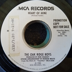 The Oak Ridge Boys Heart Of Mine USED VINYL 7INCH 45 RPM PROMO
