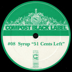 Syrup 51 Cents Left USED VINYL 12INCH 33 S RPM 45 RPM SINGLE
