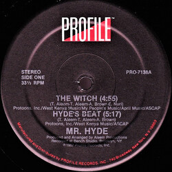 Mr. Hyde The Witch / Hyde's Beat USED VINYL 12INCH 33 S RPM