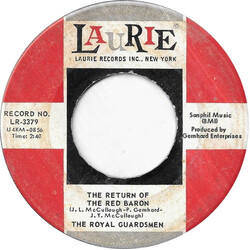 The Royal Guardsmen The Return Of The Red Baron USED VINYL 7INCH 45 RPM SINGLE