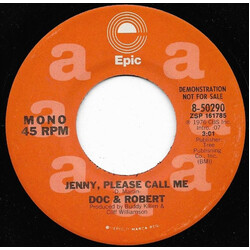 Doc & Robert Jenny, Please Call Me USED VINYL 7INCH 45 RPM PROMO STEREO MONO