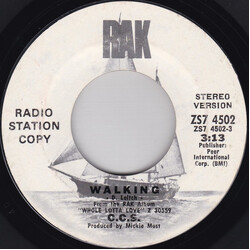 CCS Walking USED VINYL 7INCH 45 RPM SINGLE PROMO STEREO MONO