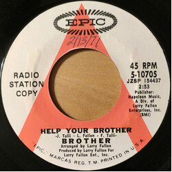 Brother (11) Nothing / Help Your Brother USED VINYL 7INCH 45 RPM PROMO