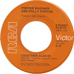 Porter Wagoner And Dolly Parton Together Always USED VINYL 7INCH SINGLE