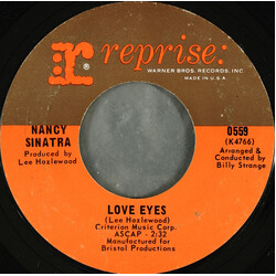Nancy Sinatra Love Eyes USED VINYL 7INCH 45 RPM SINGLE STYRENE