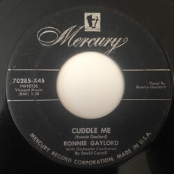 Ronnie Gaylord Cuddle Me USED VINYL 7INCH 45 RPM SINGLE