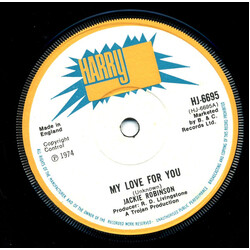 Jackie Robinson (2) My Love For You / Smokey Mountains USED VINYL 7INCH