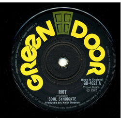 The Soul Syndicate Riot USED VINYL 7INCH 45 RPM SINGLE