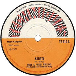 Dave & Ansel Collins Karaté Vinyl 7" USED
