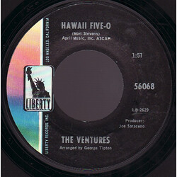 The Ventures Hawaii Five-O USED VINYL 7INCH 45 RPM SINGLE STYRENE