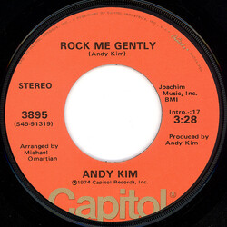 Andy Kim Rock Me Gently USED VINYL 7INCH 45 RPM SINGLE