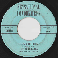The Londonaires Talk About Jesus / Jesus Will Fix It USED VINYL 7INCH 45 RPM