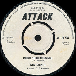 Ken Parker Count Your Blessings USED VINYL 7INCH 45 RPM