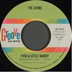 The Avons (4) Push A Little Harder / Oh, Gee Baby USED VINYL 7INCH 45 RPM SINGLE