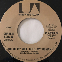 Charlie Louvin You're My Wife, She's My Woman Vinyl 7" USED