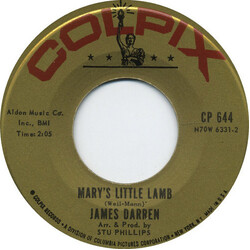 James Darren Mary's Little Lamb USED VINYL 7INCH 45 RPM SINGLE