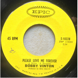Bobby Vinton Please Love Me Forever USED VINYL 7INCH 45 RPM