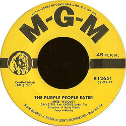 Sheb Wooley The Purple People Eater USED VINYL 7INCH 45 RPM SINGLE