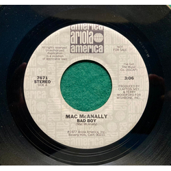 Mac McAnally Bad Boy USED VINYL 7INCH 45 RPM PROMO