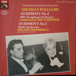 Ralph Vaughan Williams / BBC Symphony Orchestra / Hallé Orchestra / Sir John Barbirolli Symphony No. 4 / Symphony No. 5 (The Première Recordings Of 19