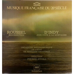 Staatsphilharmonie Rheinland-Pfalz / Albert Roussel / Vincent d'Indy / Pierre Stoll Resurrection  / Jour D'Ete A La Montagne Vinyl LP USED