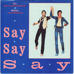 Paul McCartney / Michael Jackson Say Say Say Vinyl 7" USED