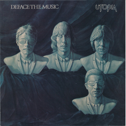 Utopia US Deface The Music Vinyl LP USED