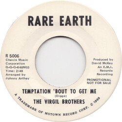 The Virgil Brothers Temptation 'Bout To Get Me USED VINYL 7INCH 45 RPM SINGLE PROMO