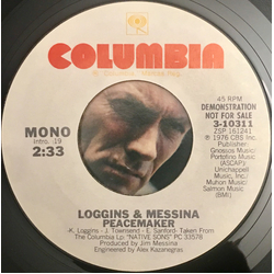 Loggins And Messina Peacemaker Vinyl 7" USED