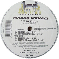 Mauro Monaci Onda USED VINYL 12INCH