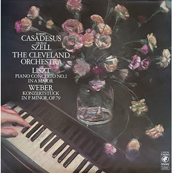 Robert Casadesus / George Szell / The Cleveland Orchestra Liszt: Concerto No. 2 In A Major / Weber: Concerstück In F Minor, Op. 79 Vinyl LP USED