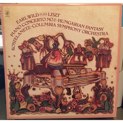 Earl Wild / Franz Liszt / André Kostelanetz / Columbia Symphony Orchestra Piano Concerto No. 1 / Hungarian Fantasy Vinyl LP USED
