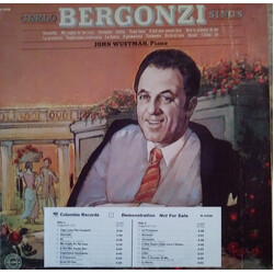 Carlo Bergonzi / John Wustman Carlo Bergonzi Sings Vinyl LP USED