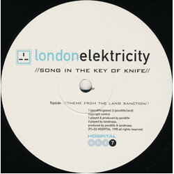 London Elektricity Song In The Key Of Knife / Theme From The Land Sanction USED VINYL 12INCH 33 S RPM