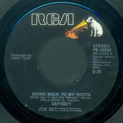 Odyssey (2) Going Back To My Roots Vinyl 7" USED
