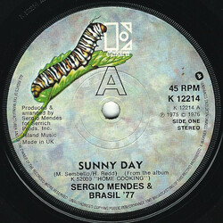 Sérgio Mendes & Brasil '77 Sunny Day / Tell Me In A Whisper Vinyl 7" USED