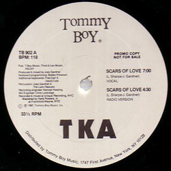 TKA Scars Of Love USED VINYL 12INCH 33 S RPM PROMO